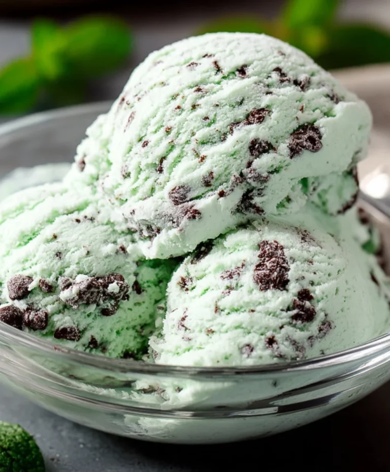 Mint Chocolate Chip Ice Cream Recipe – Easy & Delicious