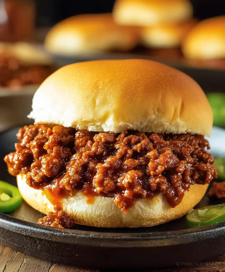 Easy Beef Sloppy Joes-Classic Comfort Food