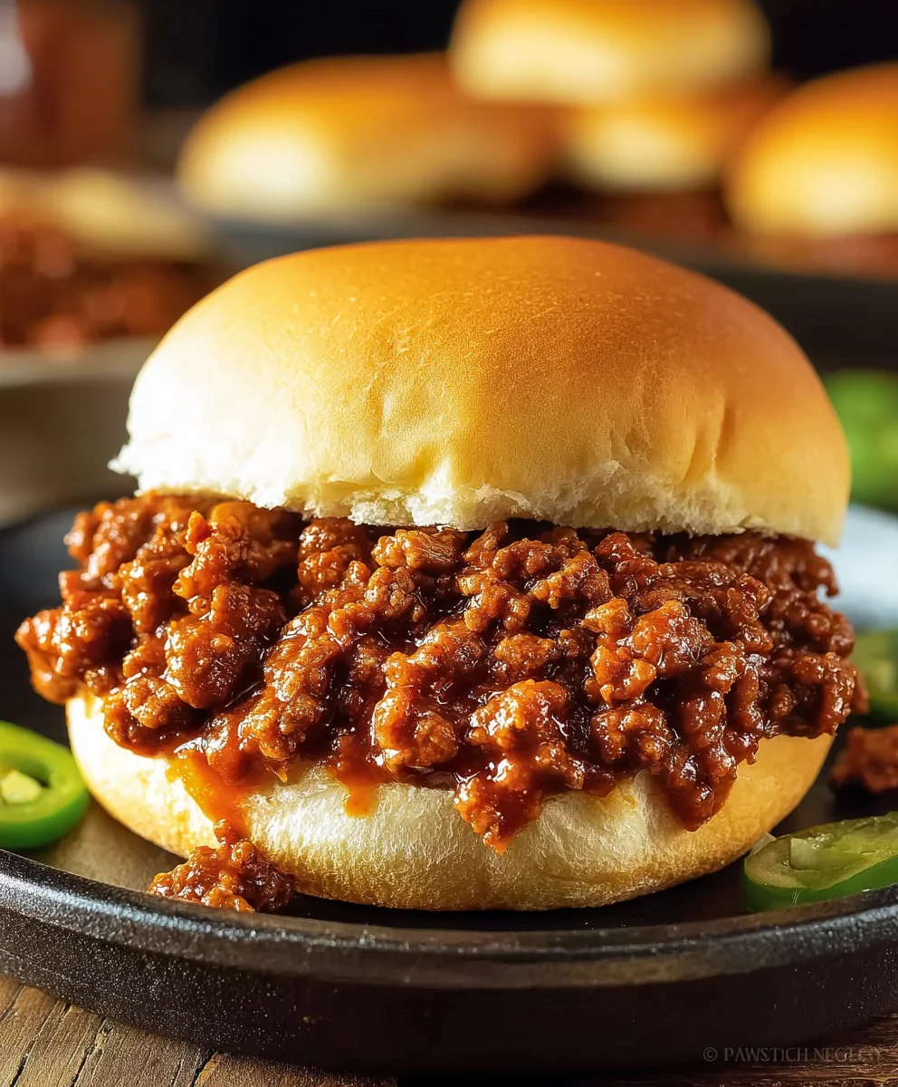 Easy Beef Sloppy Joes-Classic Comfort Food