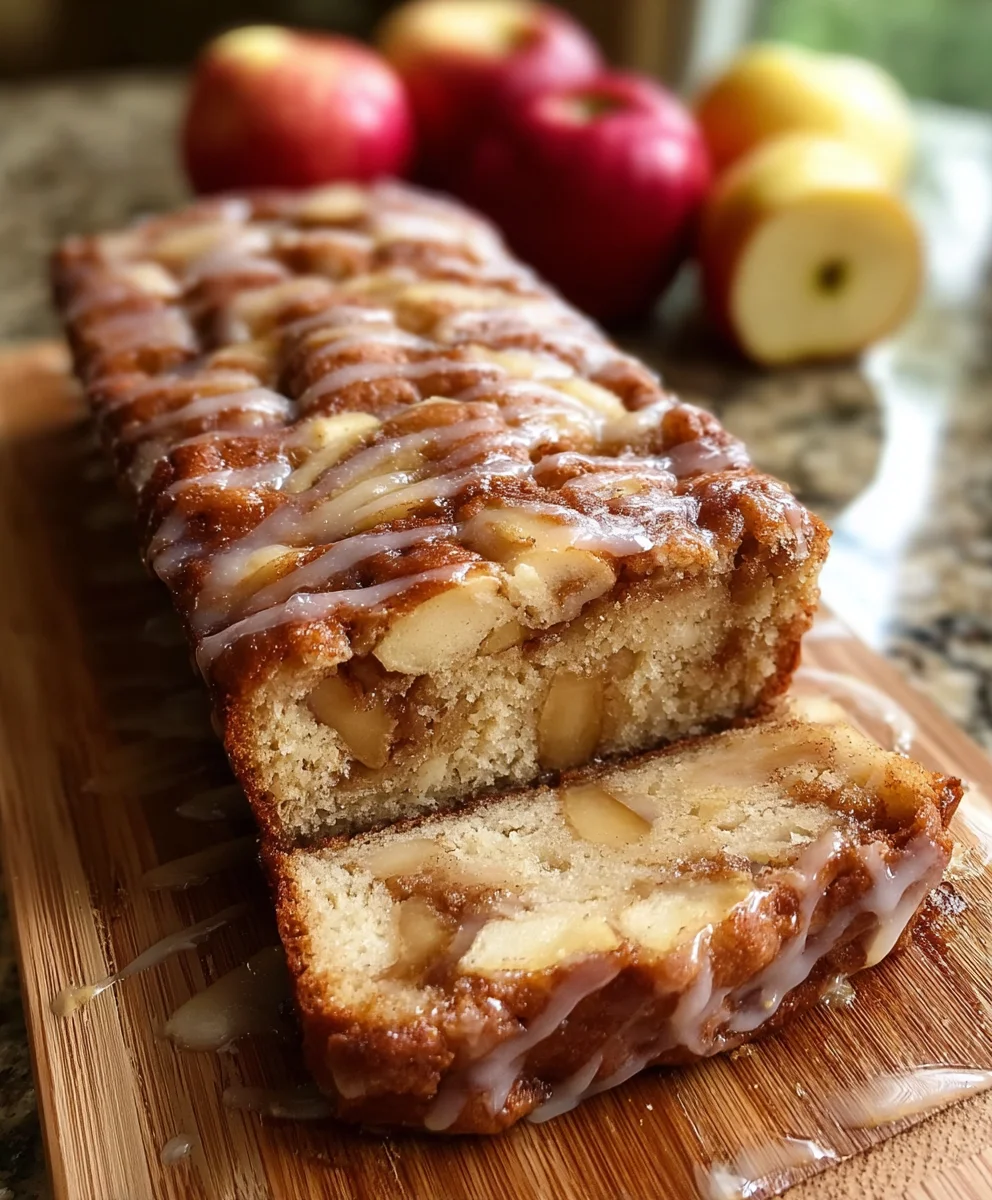 Cinnamon Apple Fritter Bread-Easy & Delicious Treat