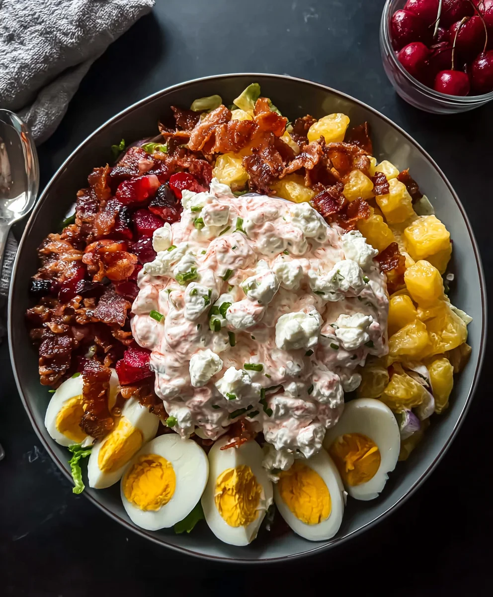Junk Yard Salad- Hearty Beefy Meal Recipe