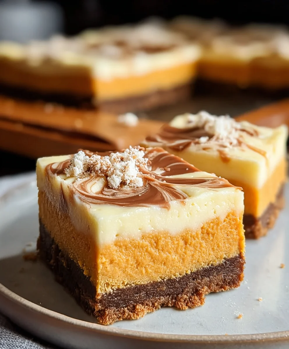 Easy Sweet Potato Cheesecake Bars-Decadent Dessert