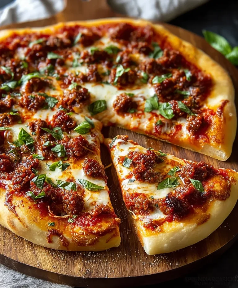 Spicy Beef Beef Chorizo Pizza-Flavorful & Easy Recipe