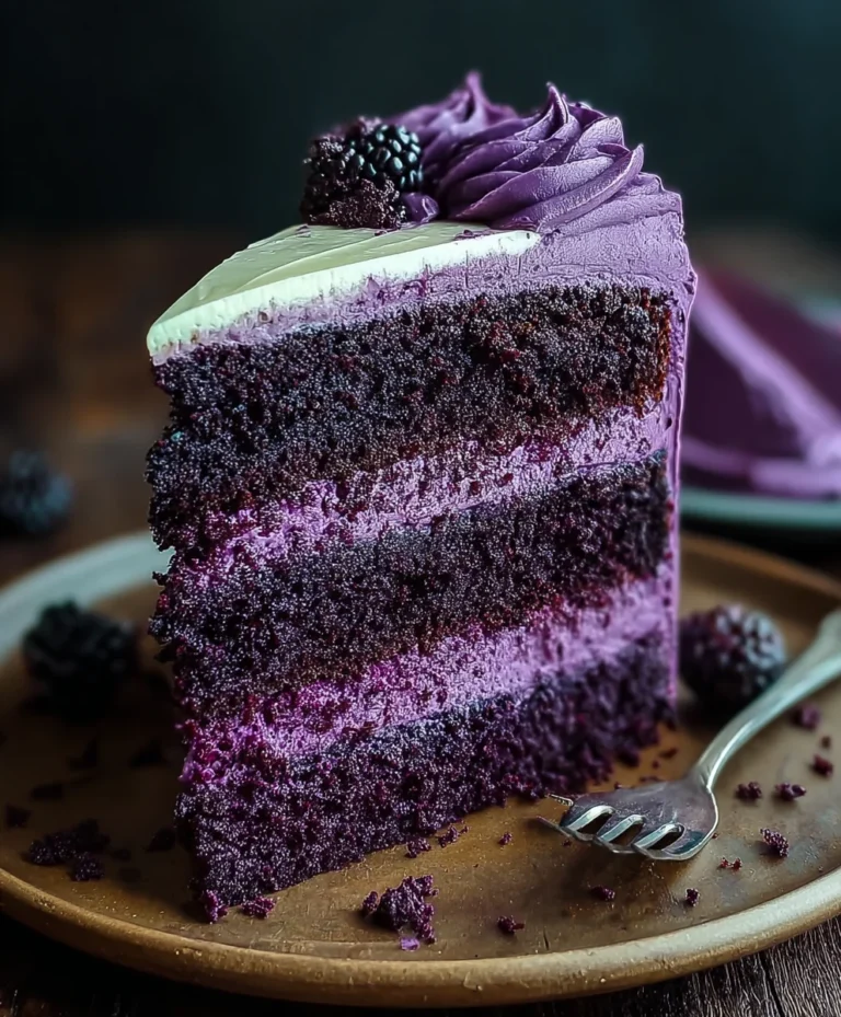 Purple Velvet Cake-Rich Flavor Recipe