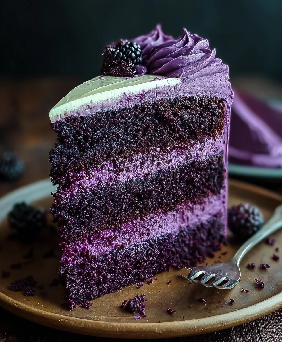 Purple Velvet Cake-Rich Flavor Recipe