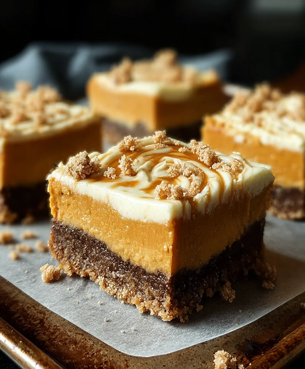 Easy Sweet Potato Cheesecake Bars-Decadent Dessert