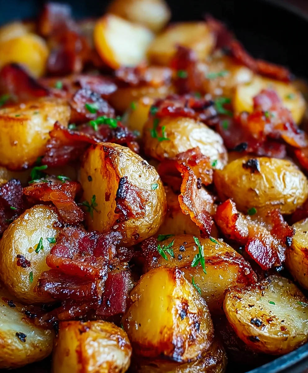 Honey Beef Beef Bacon Roasted Potatoes Recipe