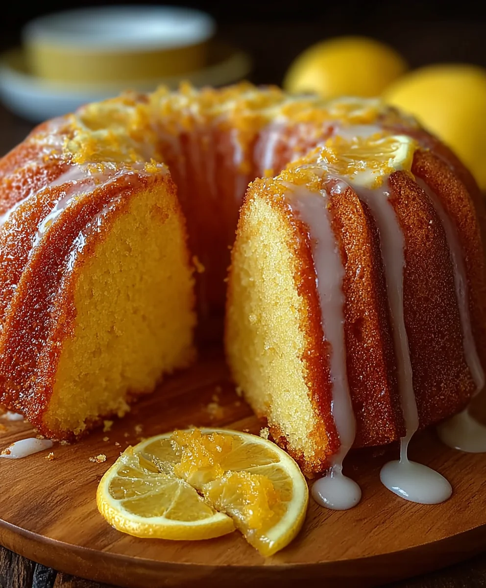 Moist Lemon Bundt Cake - Easy & Delicious Recipe