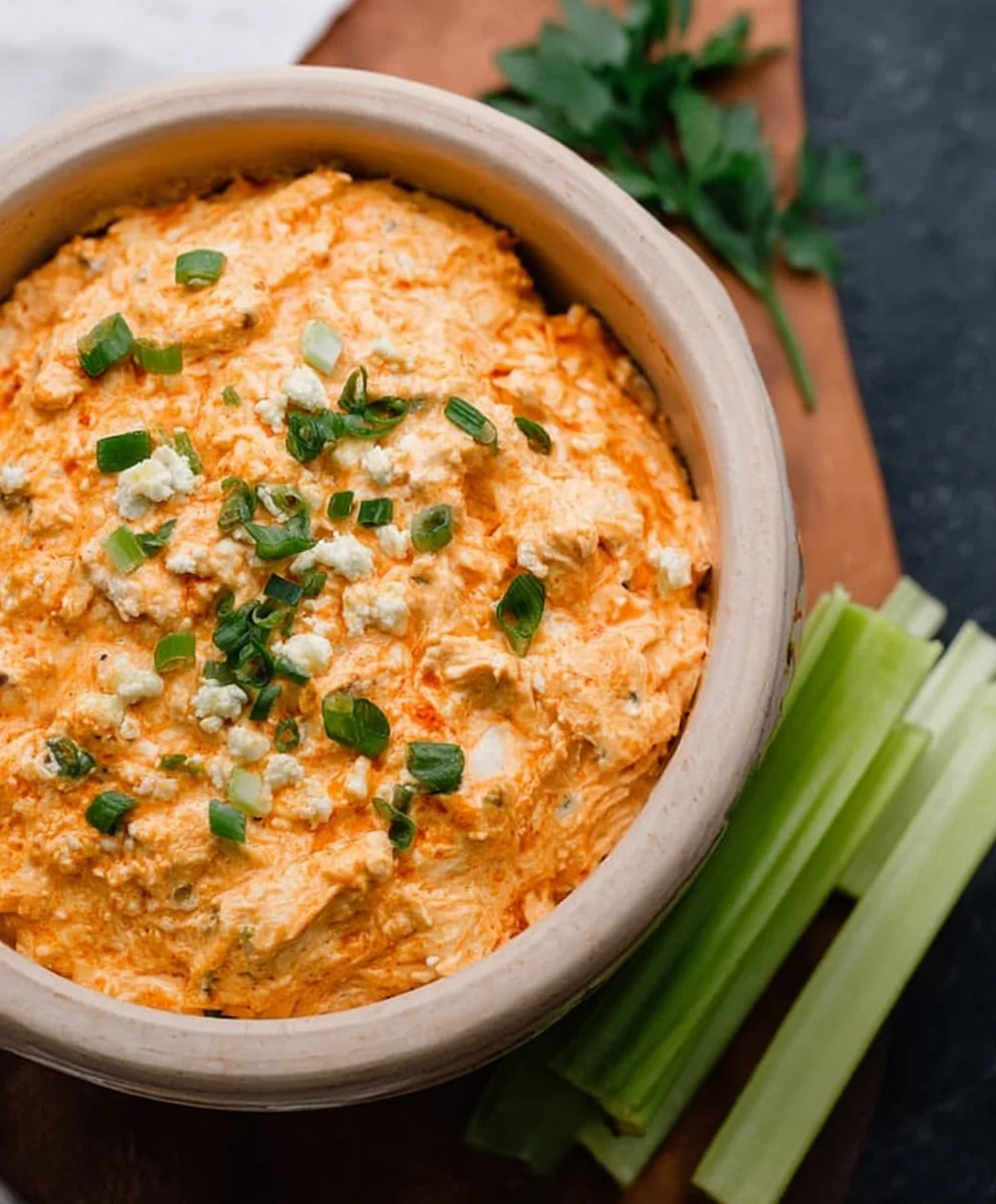 Easy Crockpot Buffalo Chicken Dip Recipe - Crowd Pleaser