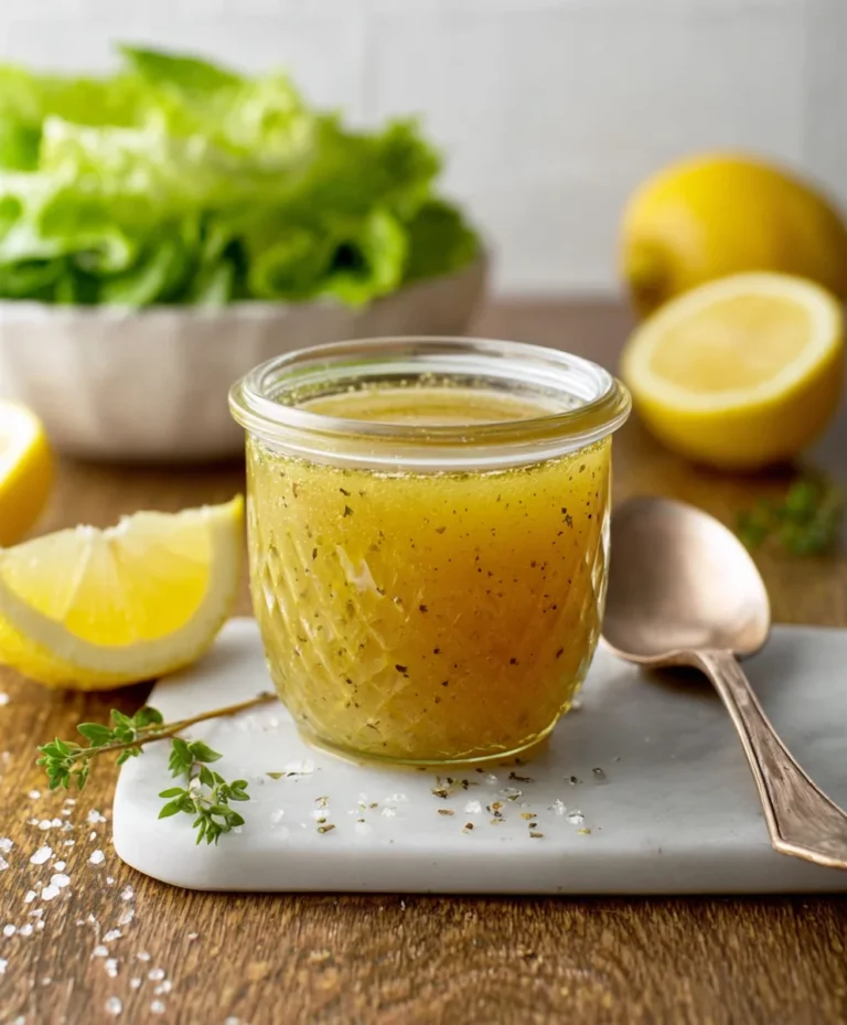 Easy Basic Lemon Vinaigrette Dressing Recipe