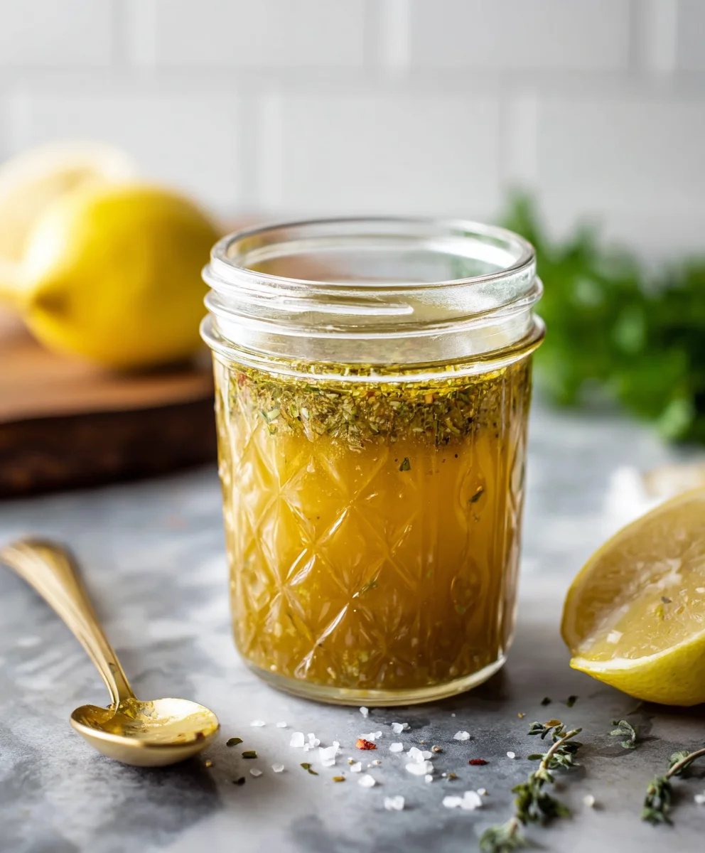 Easy Lemon Vinaigrette Dressing - Simple & Delicious