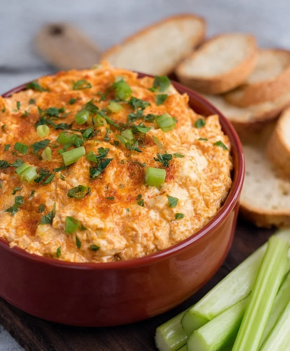 Easy Crockpot Buffalo Chicken Dip Recipe - Crowd Pleaser