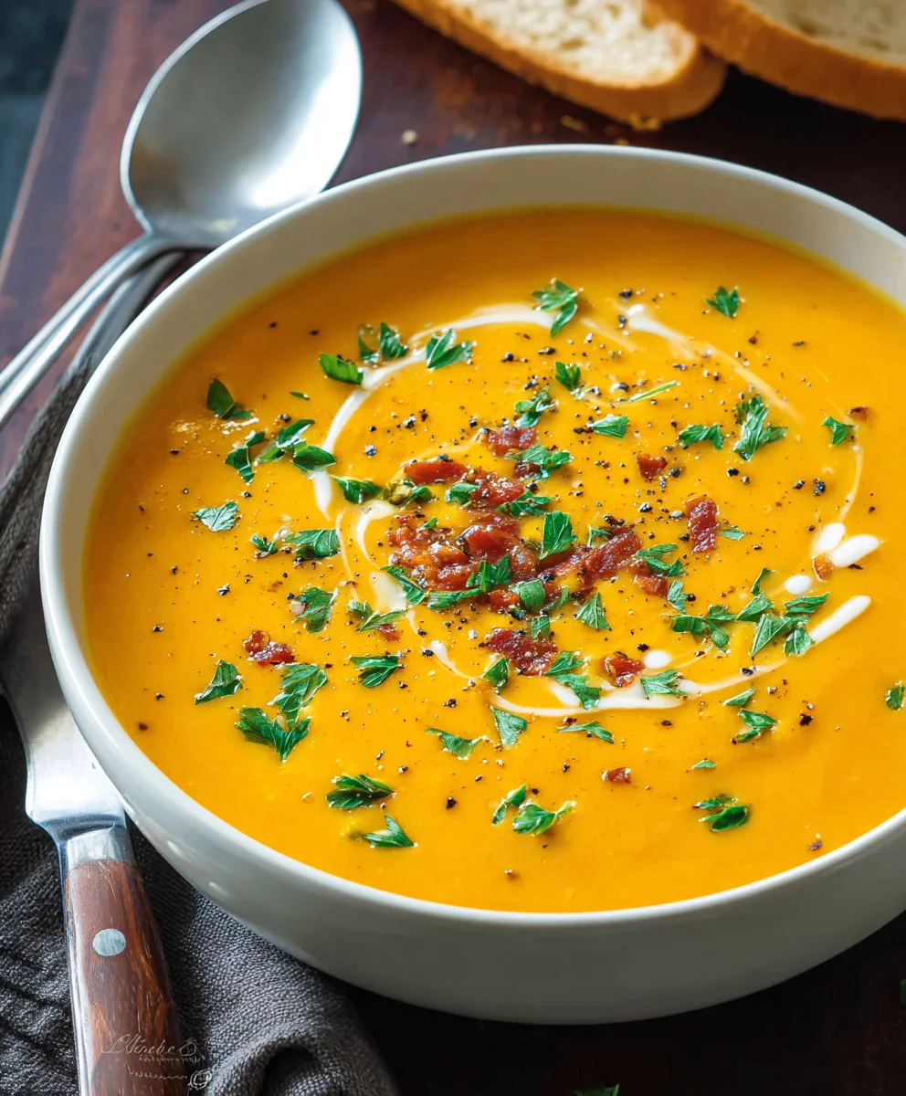 Creamy Carrot Soup- Delicious & Easy Recipe