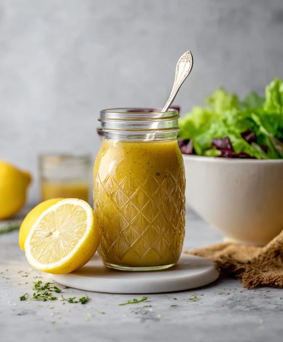 Easy Basic Lemon Vinaigrette Dressing Recipe