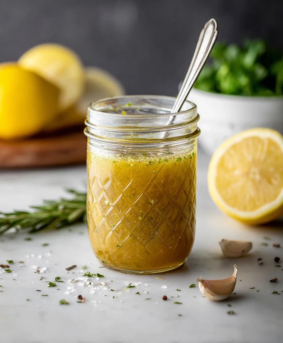 Easy Lemon Vinaigrette Dressing - Simple & Delicious