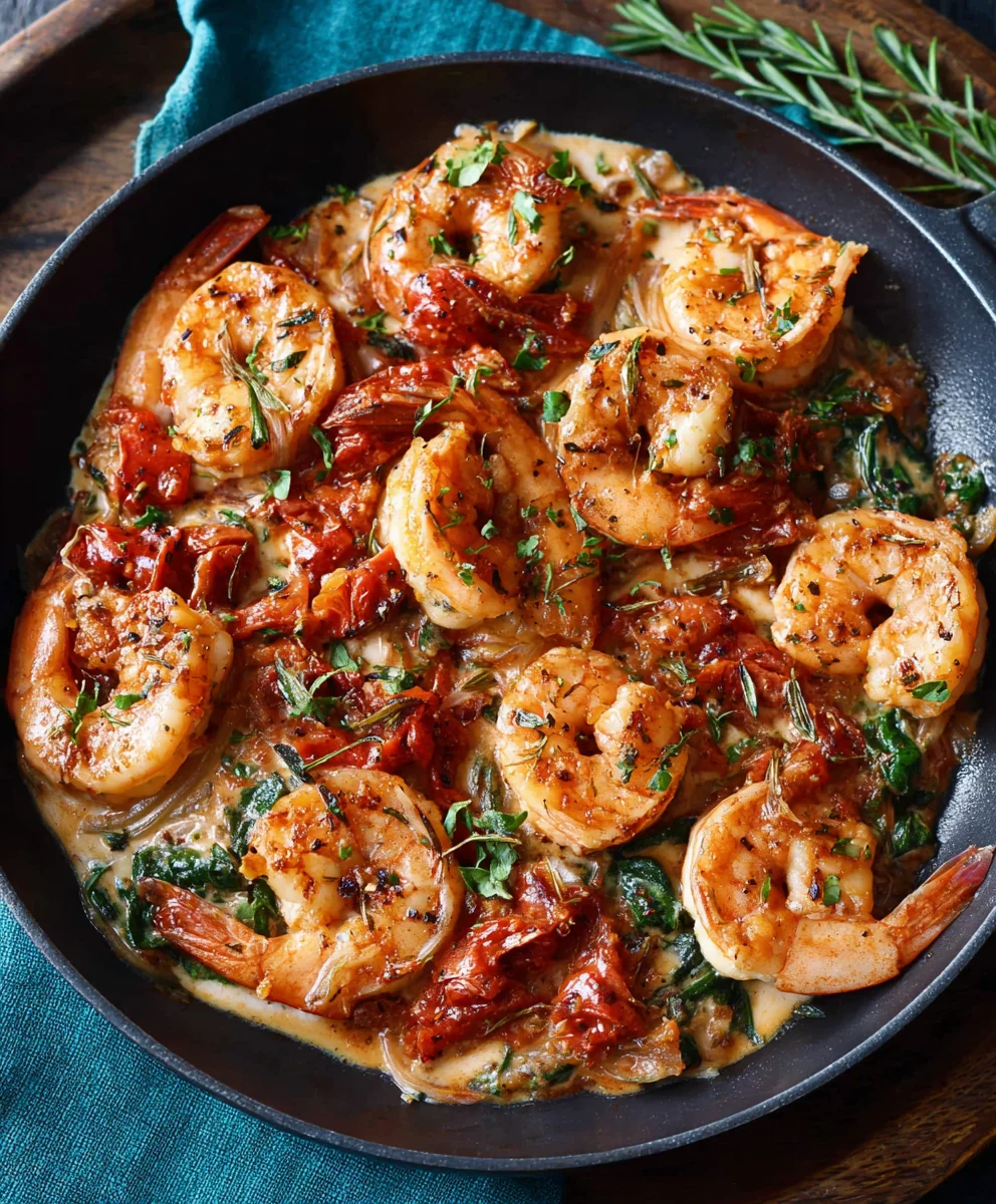 One-Pan Tuscan Shrimp - Quick 30-Minute Dinner
