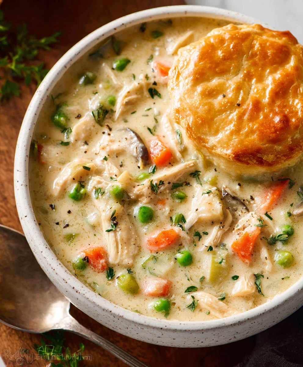 Hearty Chicken Pot Pie Soup - Quick & Easy Recipe