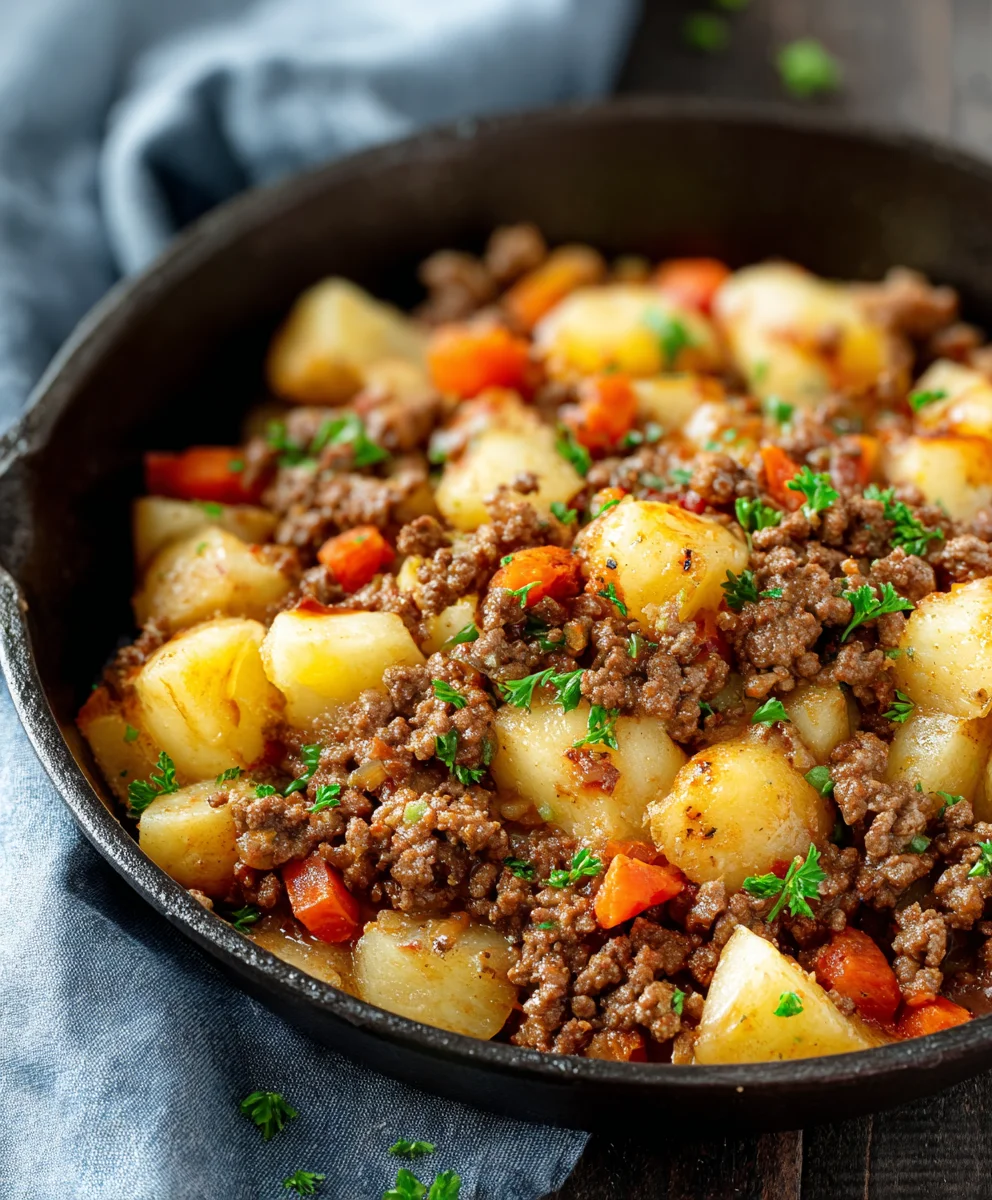 Easy Ground Beef and Potatoes Dinner Recipe