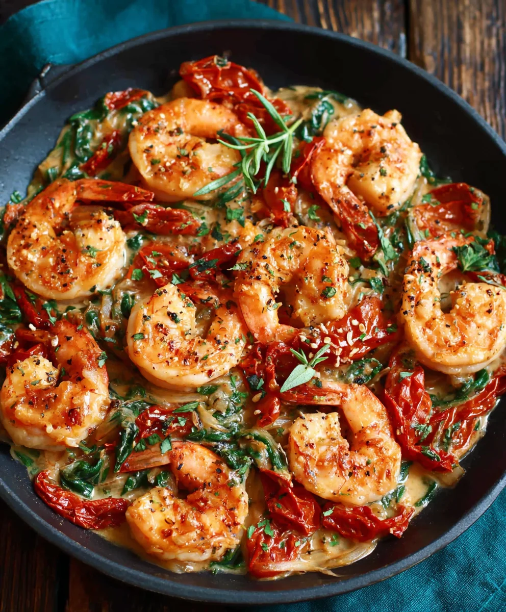 One-Pan Tuscan Shrimp - Quick 30-Minute Dinner