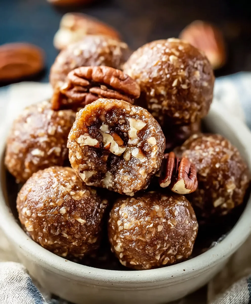 Easy No-Bake Pecan Pie Balls Recipe