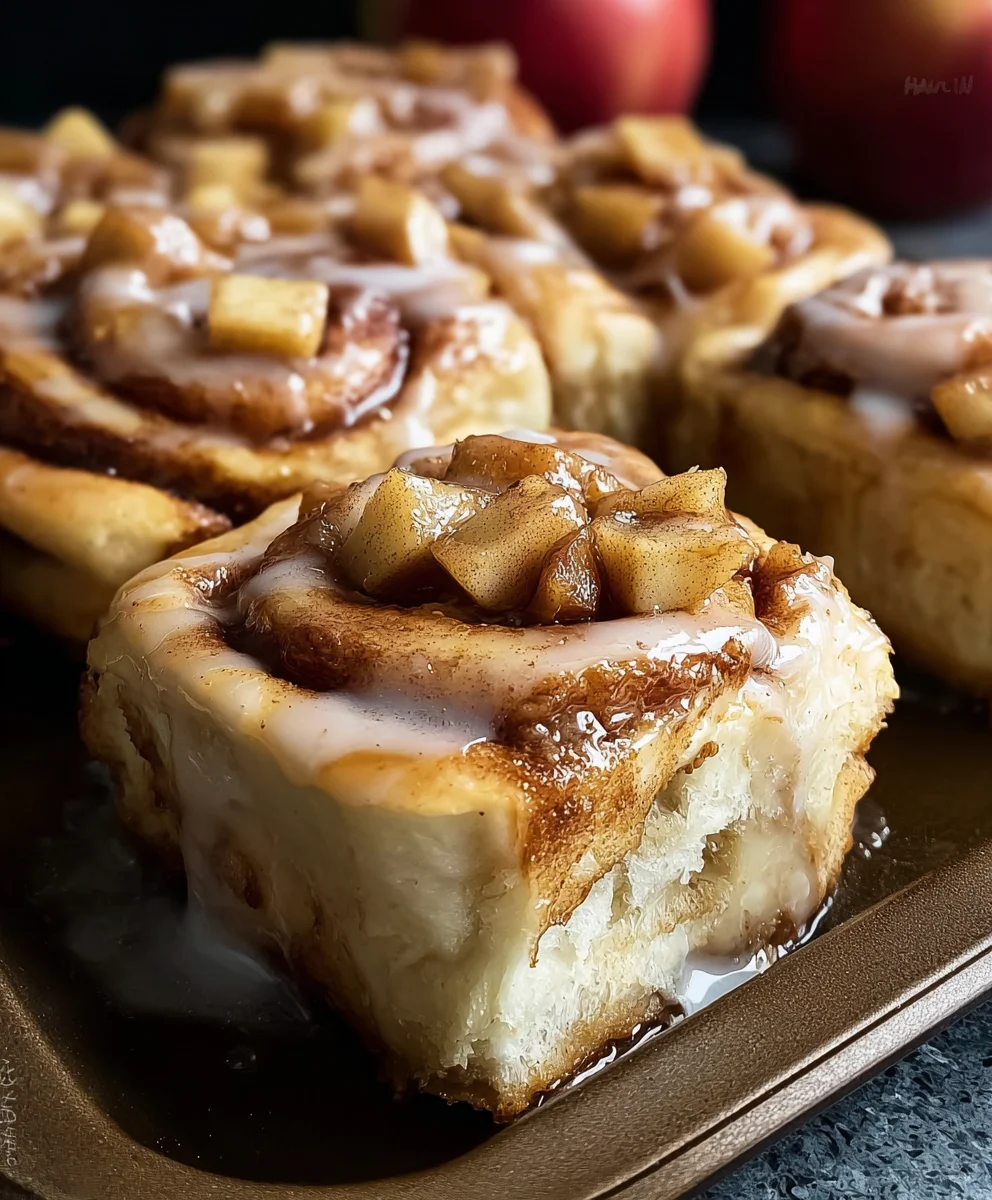 Apple Cinnamon Rolls-Warm & Cozy Breakfast Treat