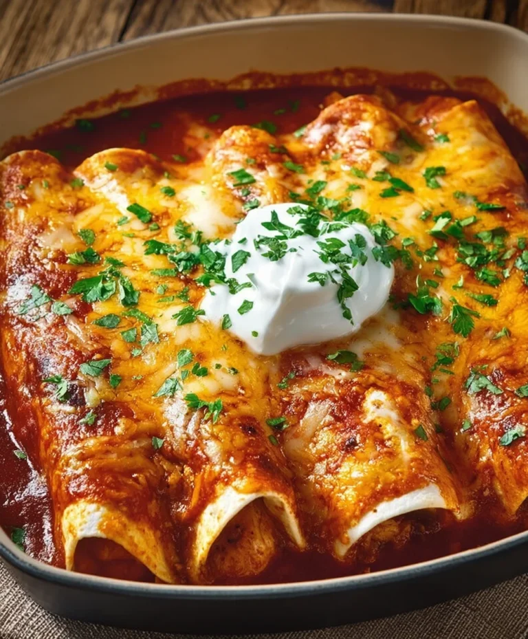 Easy Chicken Enchiladas – Delicious & Flavorful Recipe