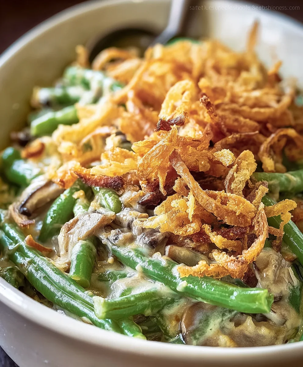 Best Green Bean Casserole - Classic Comfort Food Recipe