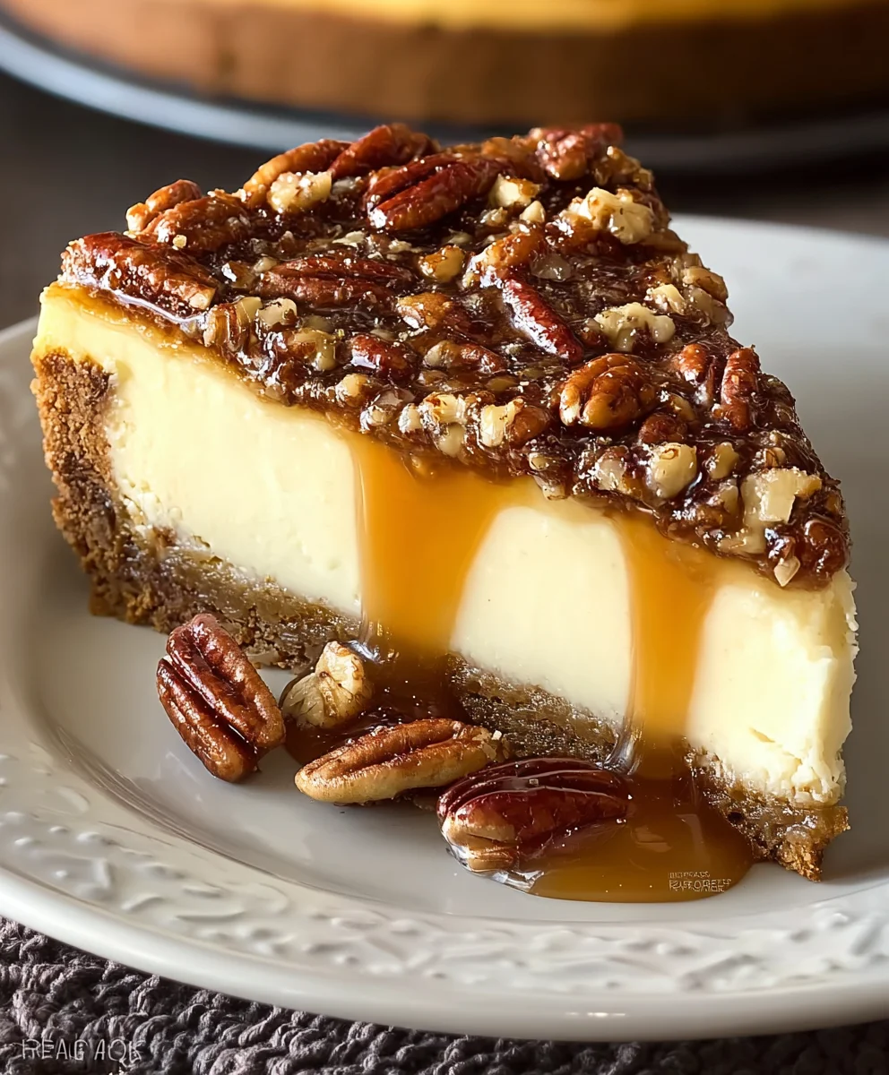 Pecan Pie Cheesecake - Decadent Dessert Perfection