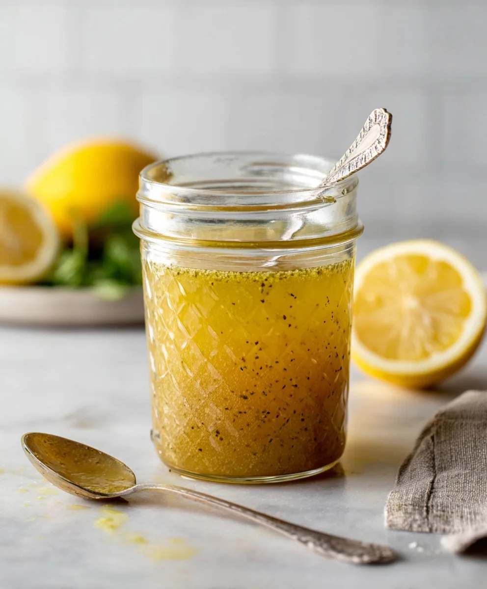 Easy Lemon Vinaigrette Dressing Recipe