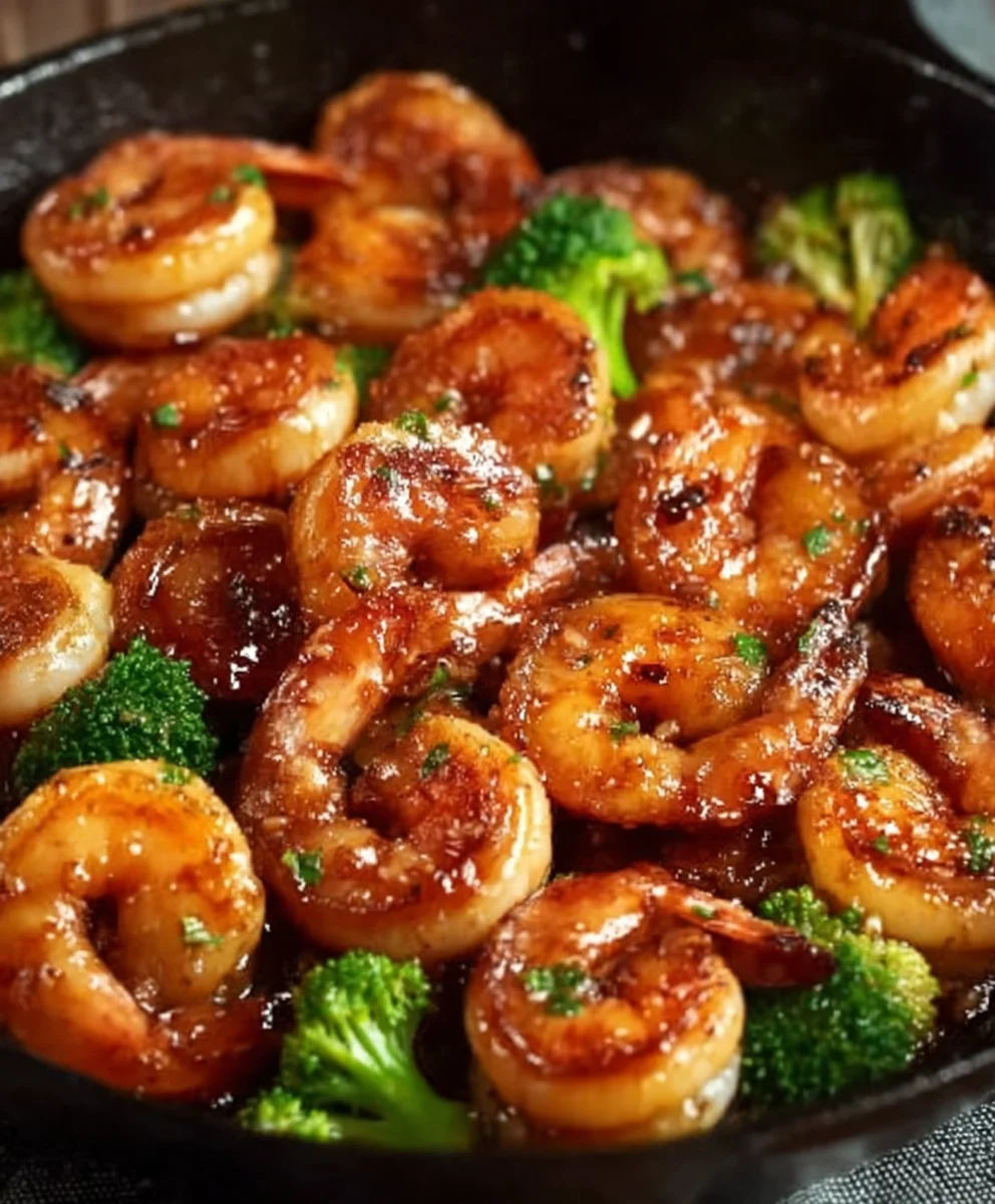 Honey Garlic Shrimp High-Protein Recipe-Easy Dinner