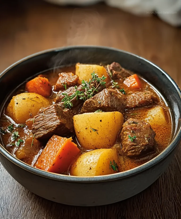 Hearty Slow Cooker Beef Stew – Easy Comfort Food