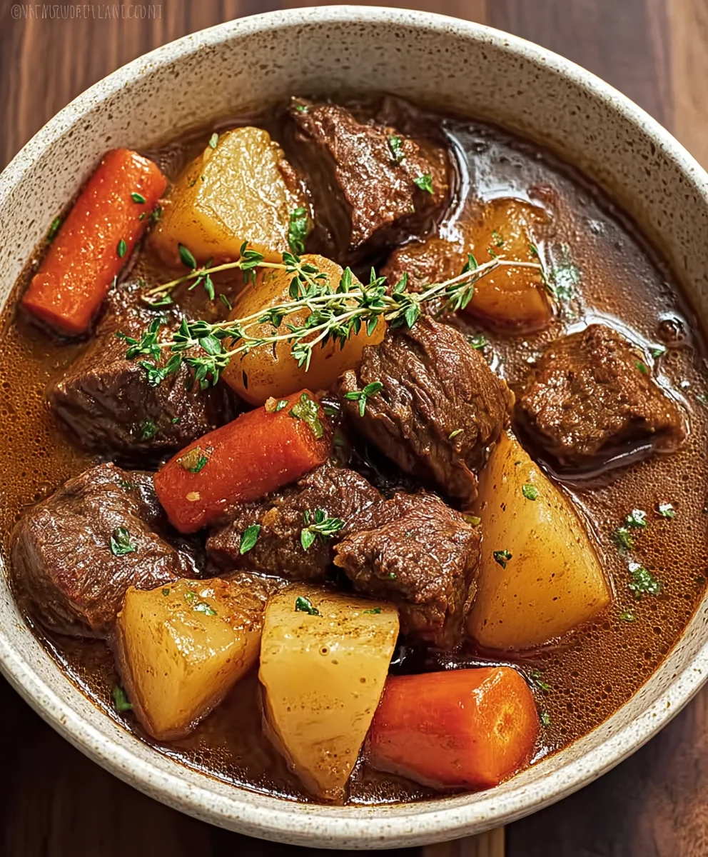 Hearty Slow Cooker Beef Stew - Easy Comfort Food