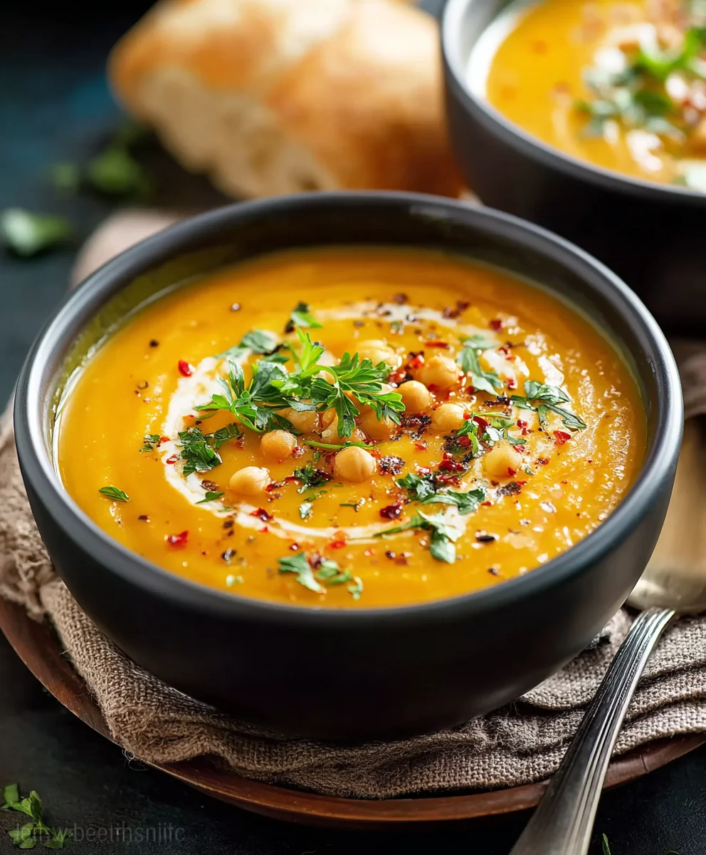 Creamy Kabocha Squash Soup-Hearty & Delicious