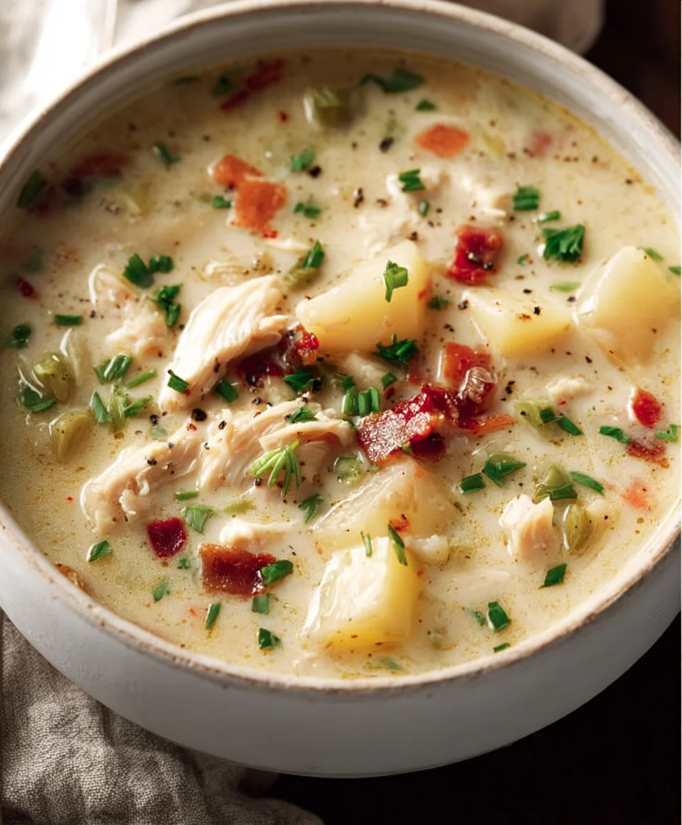 Hearty Chicken Potato Soup Recipe - Comfort Food Classic