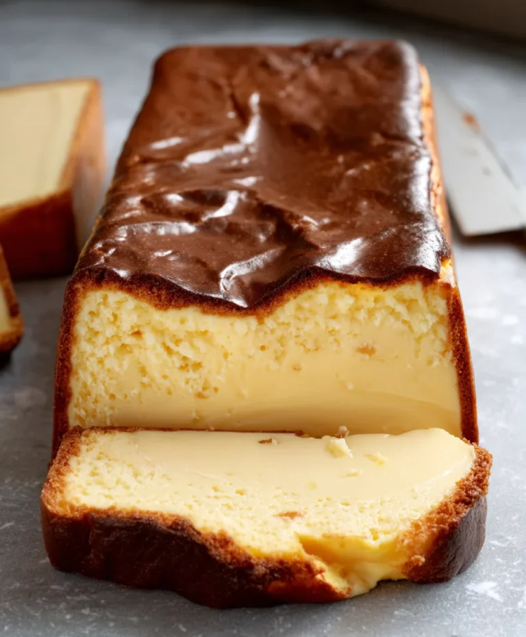 Easy Loaf Pan Burnt Basque Cheesecake Recipe-Decadent