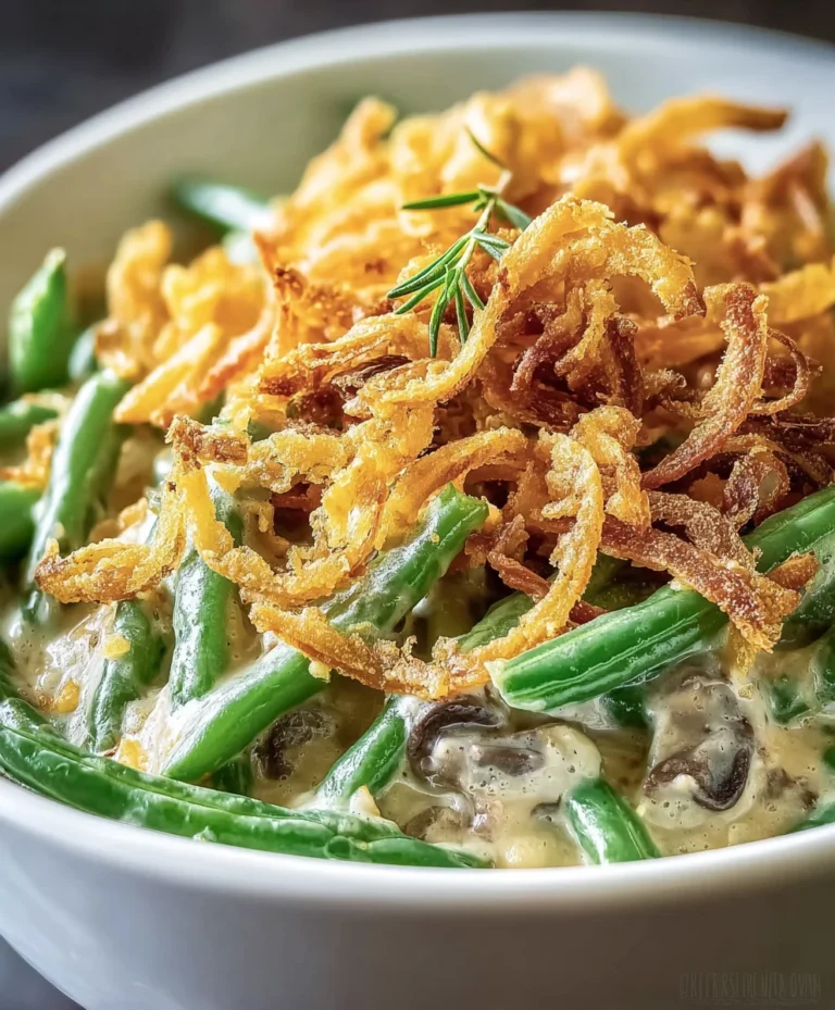 Best Green Bean Casserole – Classic Comfort Food Recipe