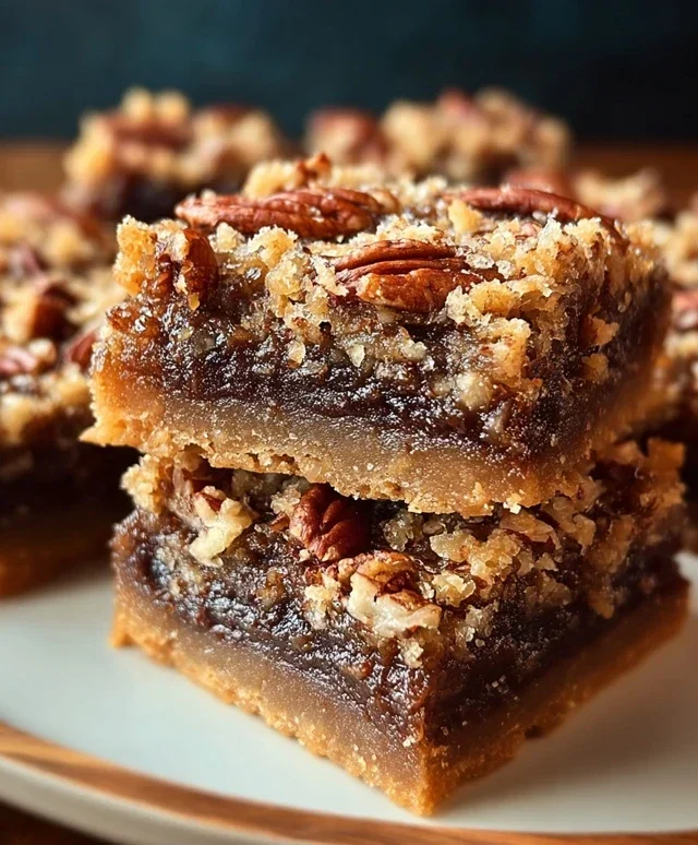 German Chocolate Pecan Pie Bars