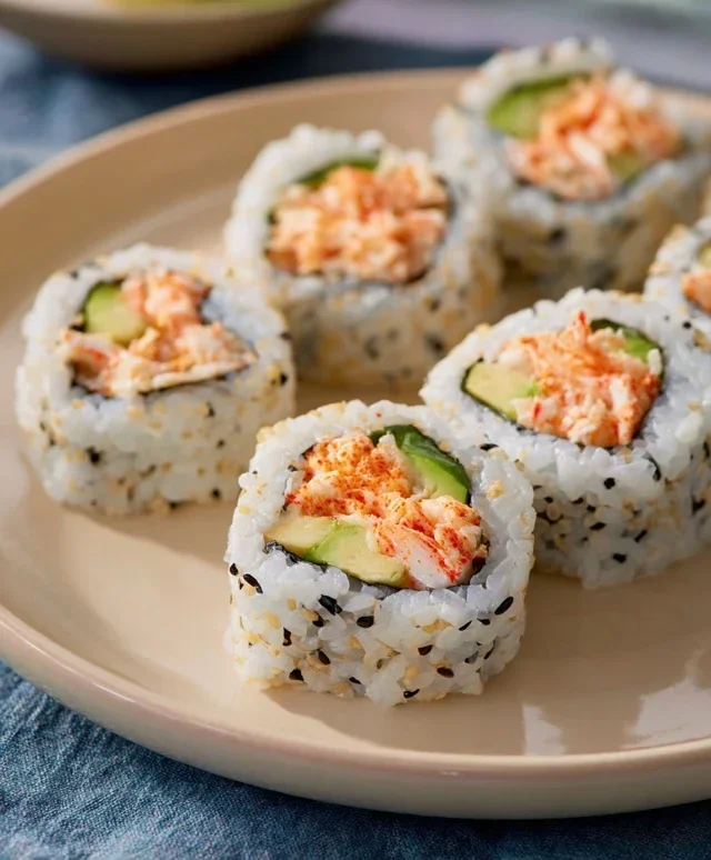 Kani Sushi (Spicy Crab Roll)