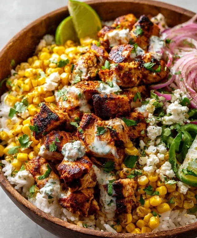Tasty Street Corn Chicken Bowl