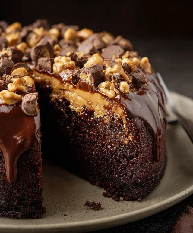 Chocolate Peanut Butter Cake
