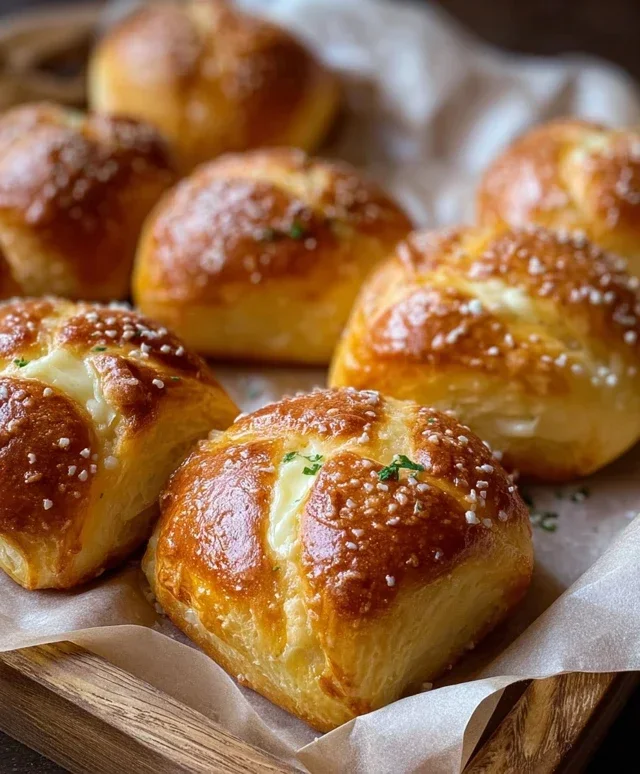 Korean Cream Cheese Garlic Buns