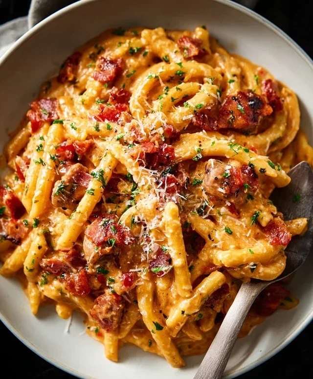 Beef Beef Bacon Pasta