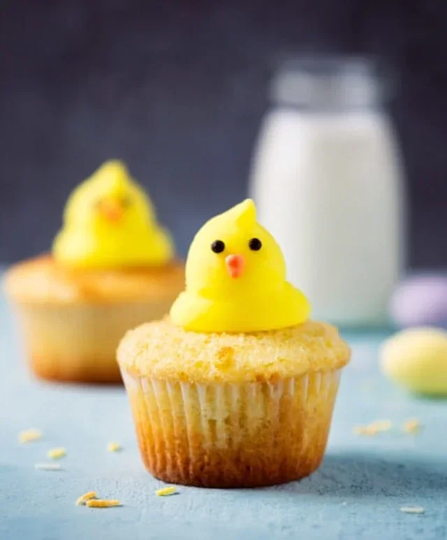 Easter Chick Cupcakes