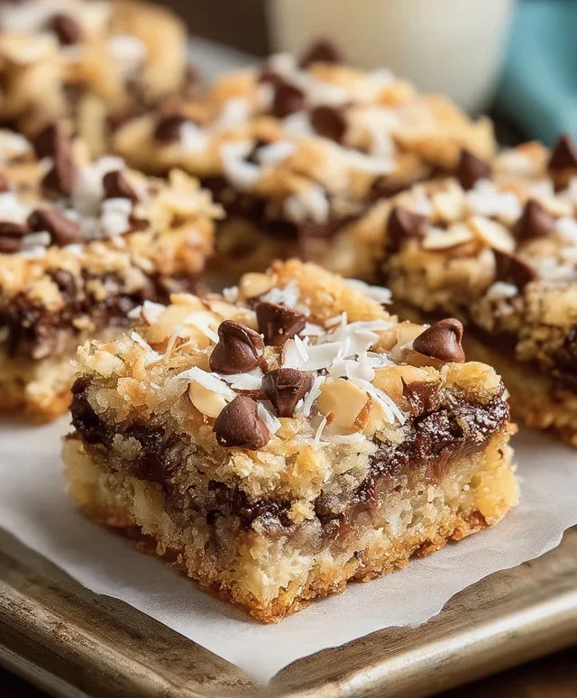Almond Joy Cookie Bars