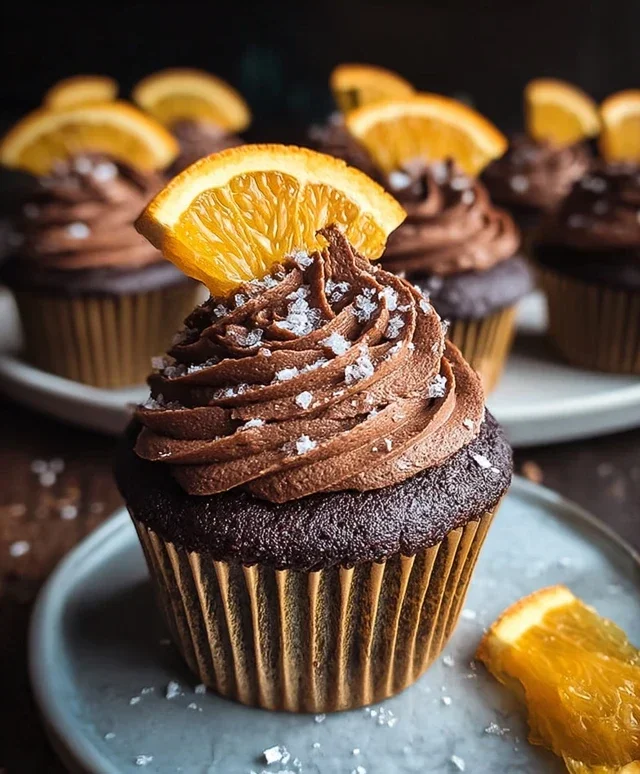 Orange Chocolate Cupcakes