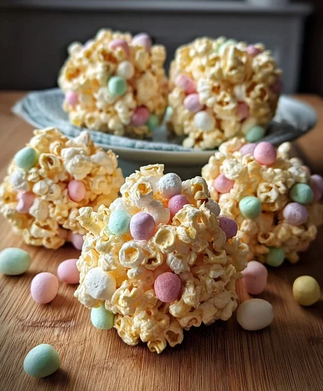 Easter Popcorn Balls