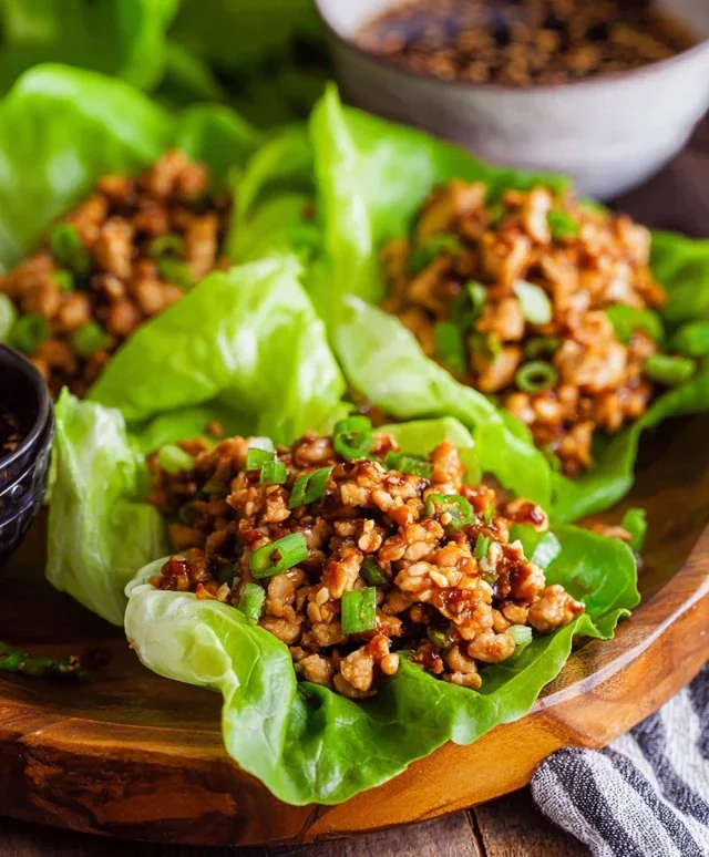 Chicken Lettuce Wraps (PF Chang's Copycat)