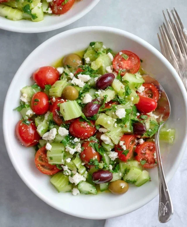 Mediterranean Celery Salad