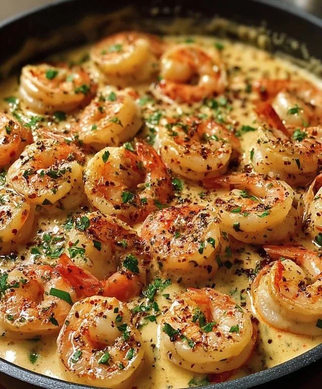 Creamy Garlic Shrimp