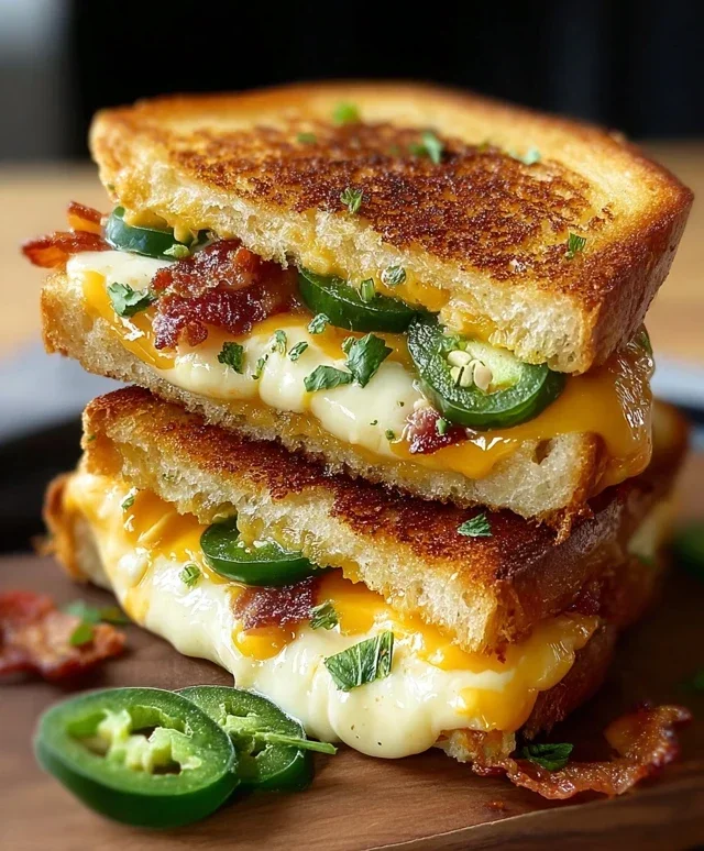 Jalapeño Popper Grilled Cheese